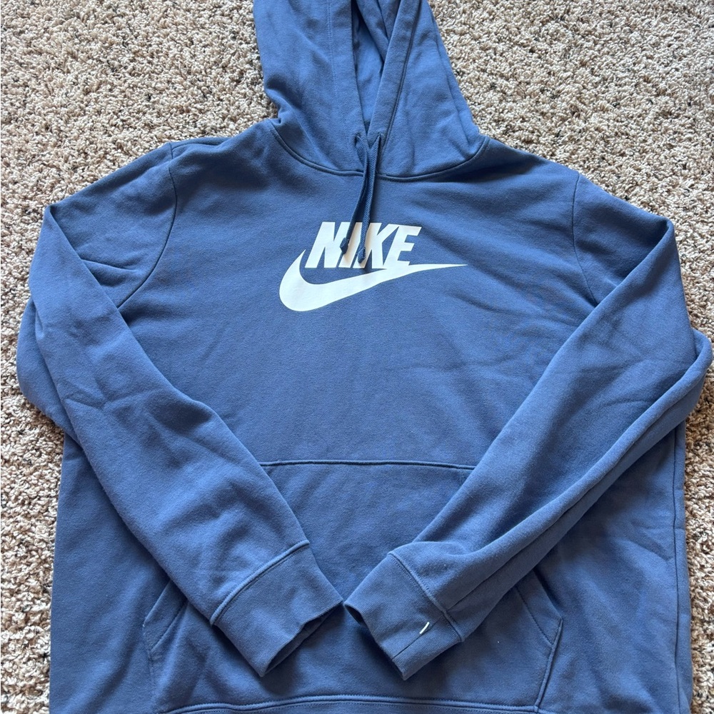 Nike Men's Blue Hoodie Sweater